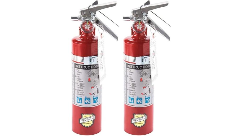 two pack fire extinguishers