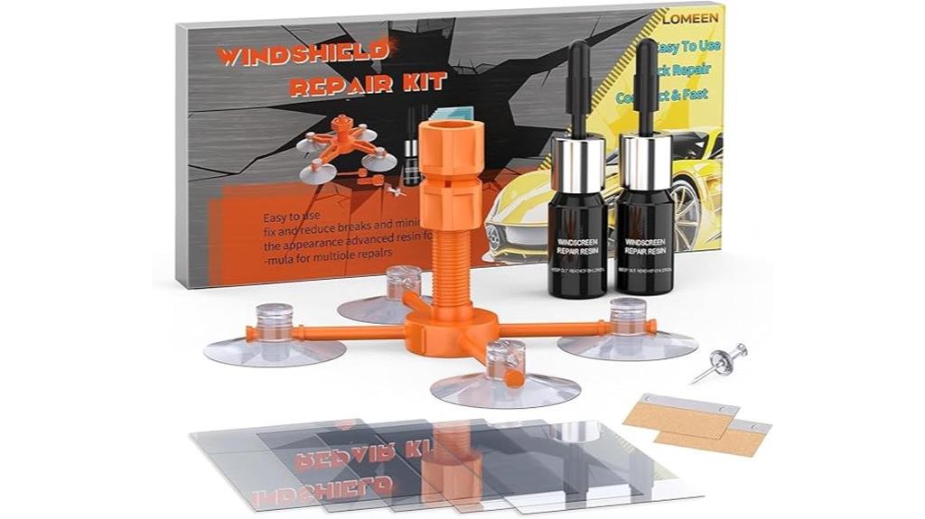 two pack windshield repair kit