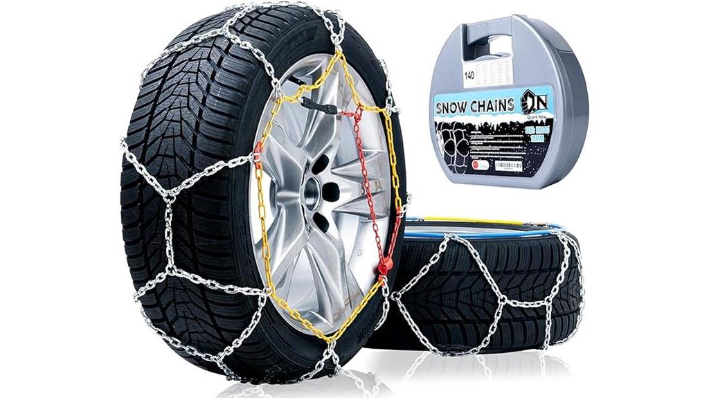 two pair tire chains