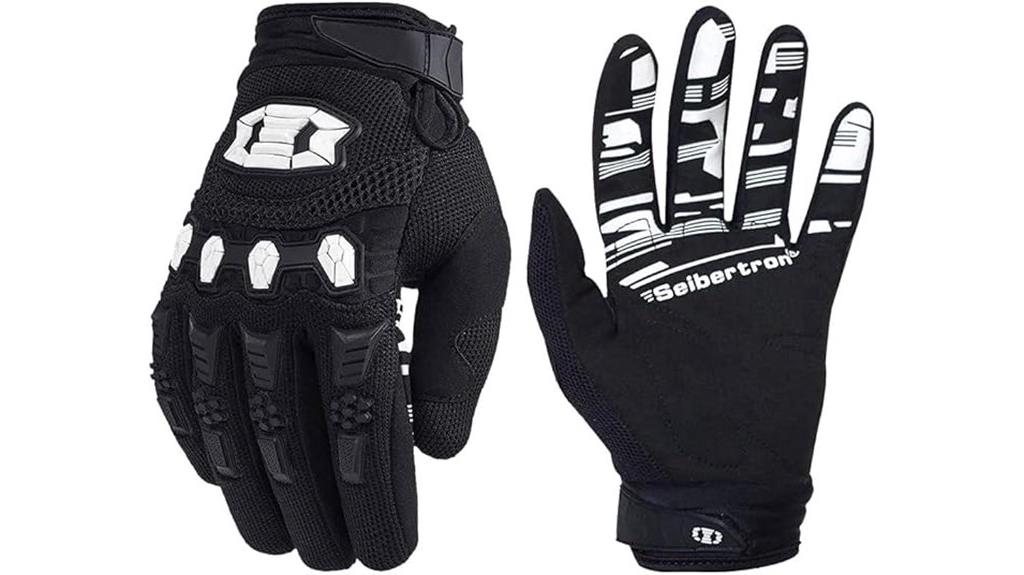 unisex bmx mountain bike gloves