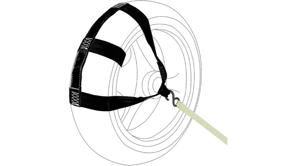 universal motorcycle tie down strap