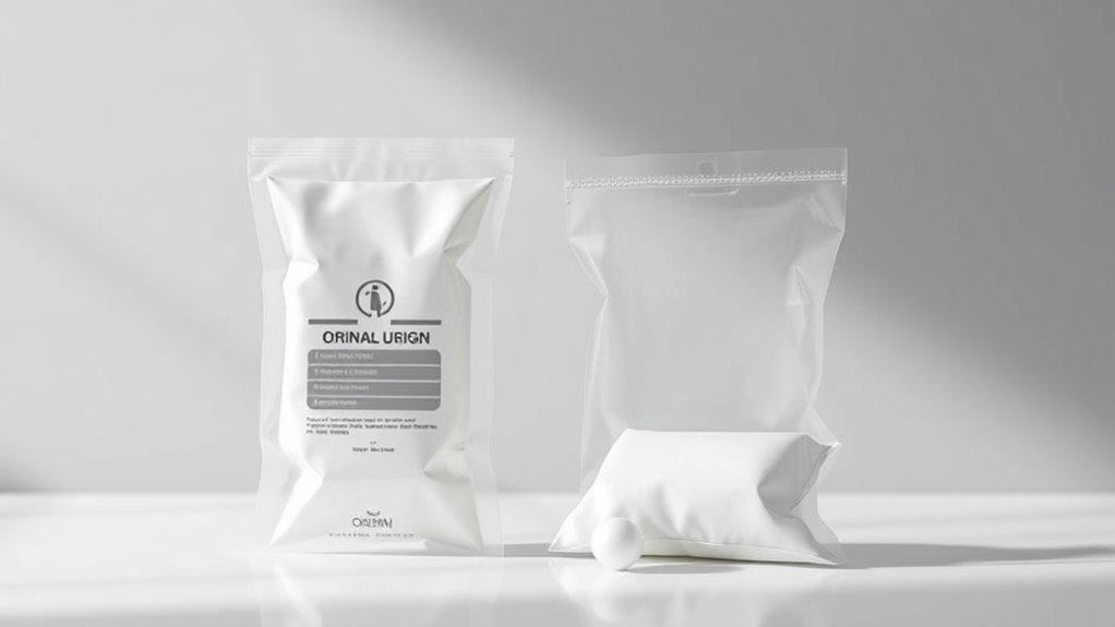 urinal bag selection criteria