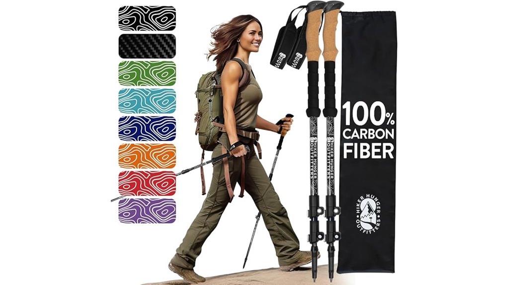 usa made carbon fiber trekking poles