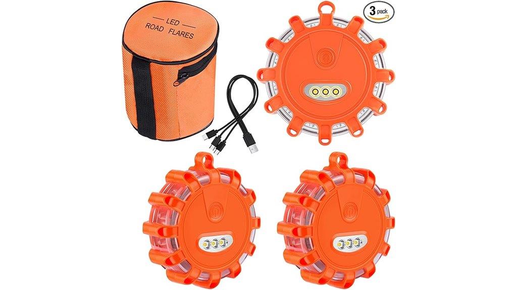 usb c rechargeable emergency flare
