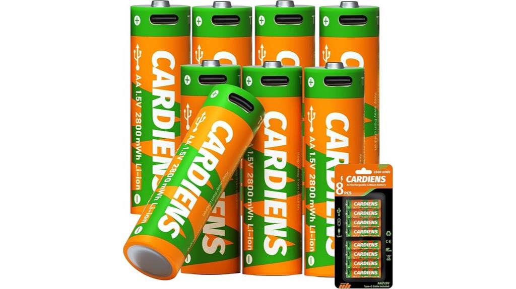usb rechargeable aa batteries