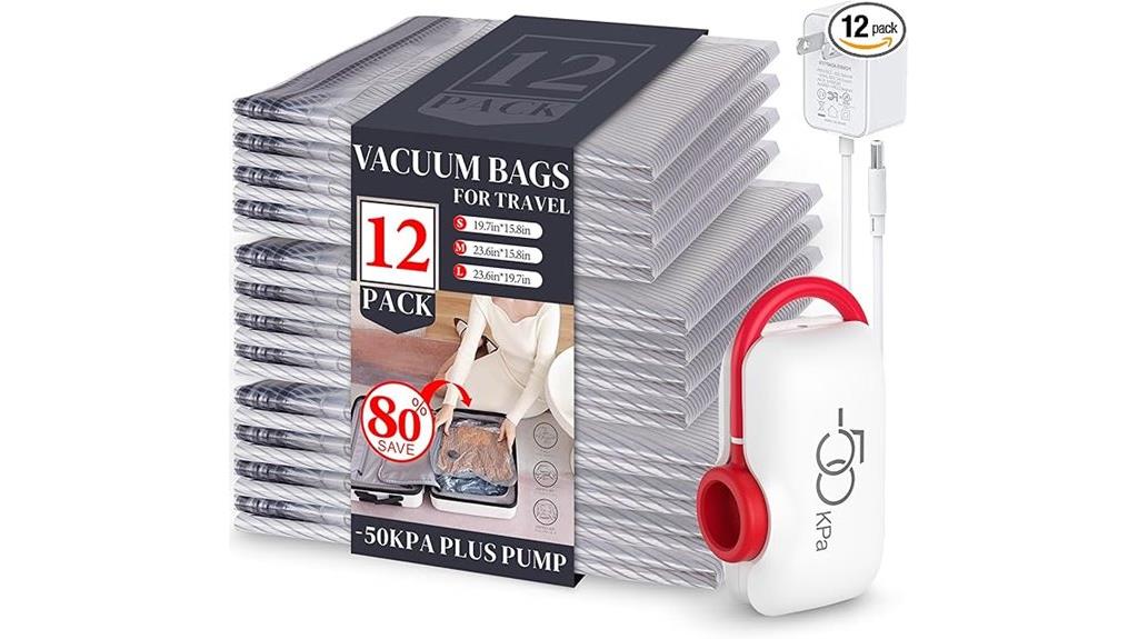 vacuum storage travel bags
