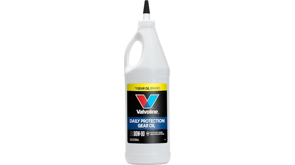 valvoline gear oil quart