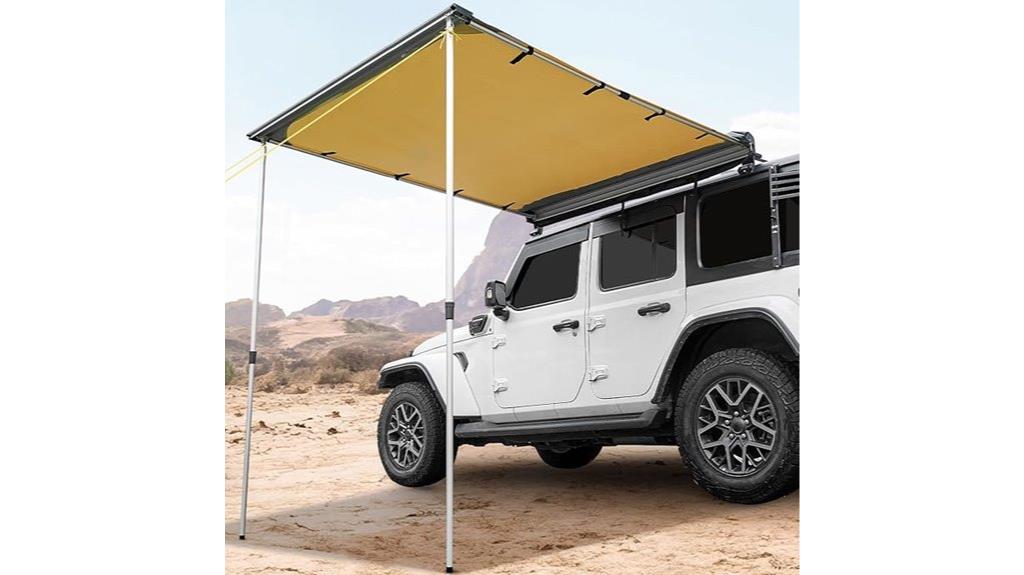 vehicle sun shade awning