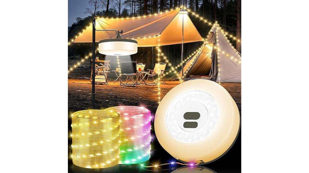 versatile rechargeable tent light