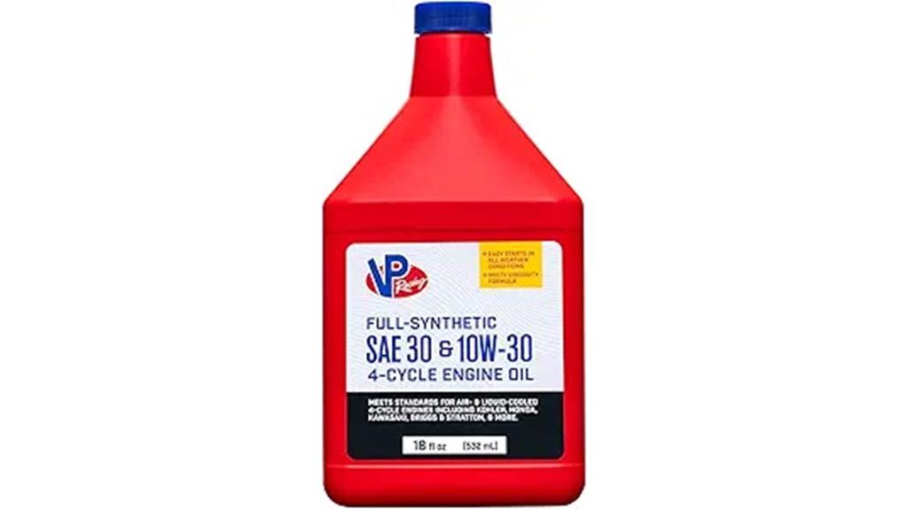 vp racing 4 cycle oil