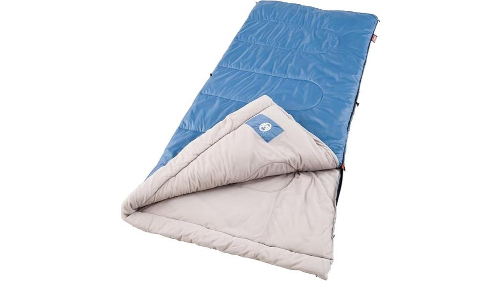 warm coleman sleeping bag
