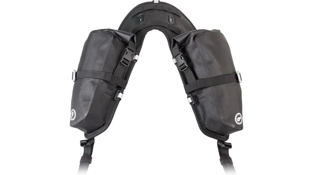 water resistant motorcycle saddlebag