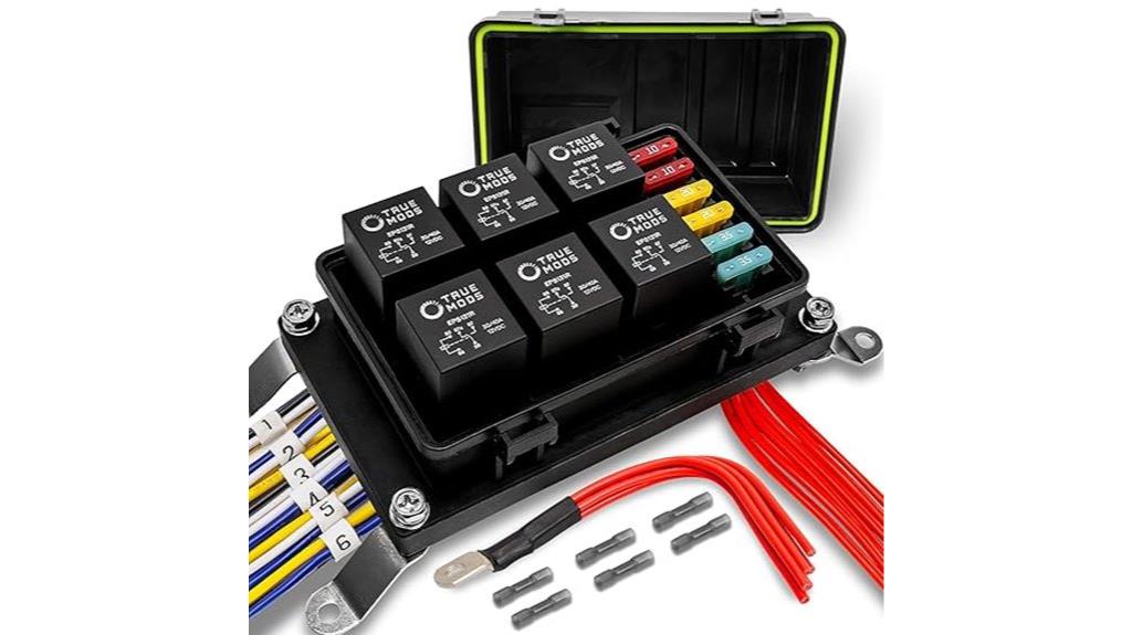 waterproof 12v fuse box