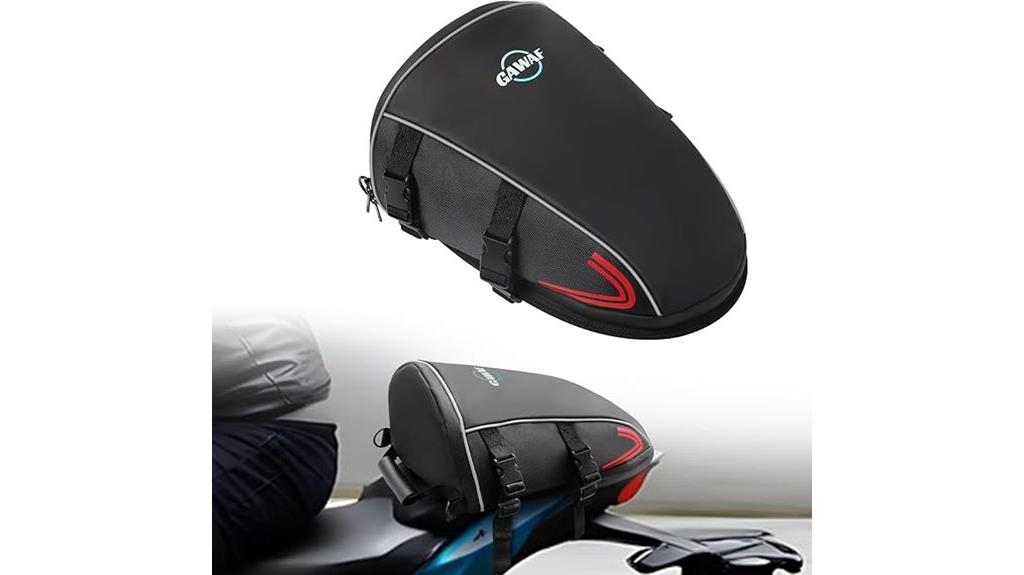 waterproof 15l motorcycle saddle bag