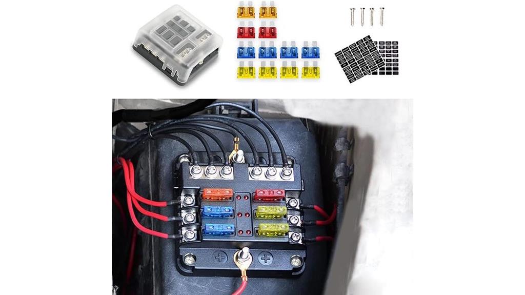 waterproof automotive fuse block