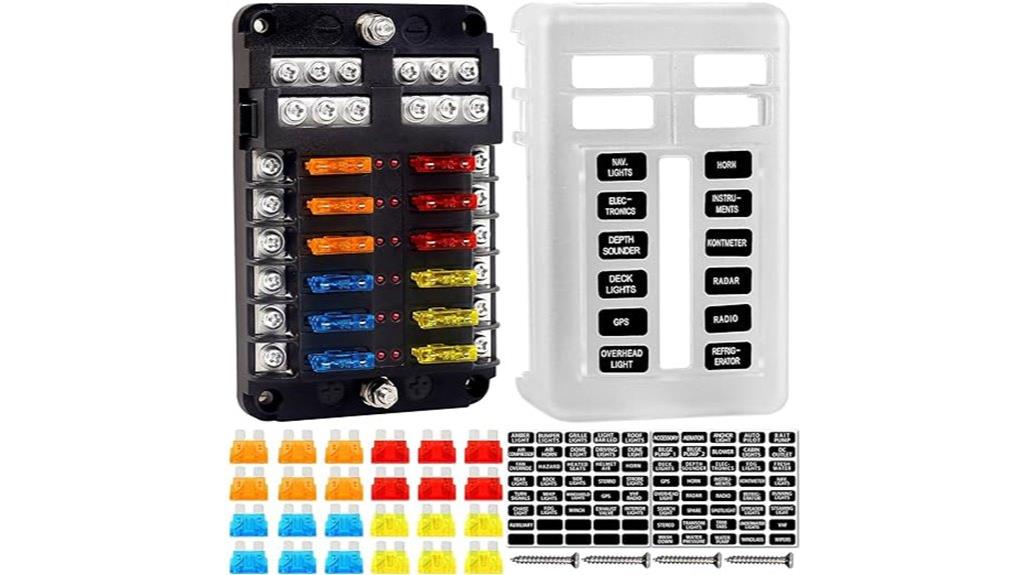 waterproof automotive fuse pack