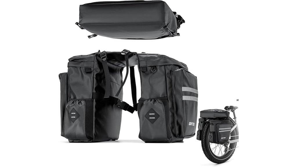 waterproof bike pannier set