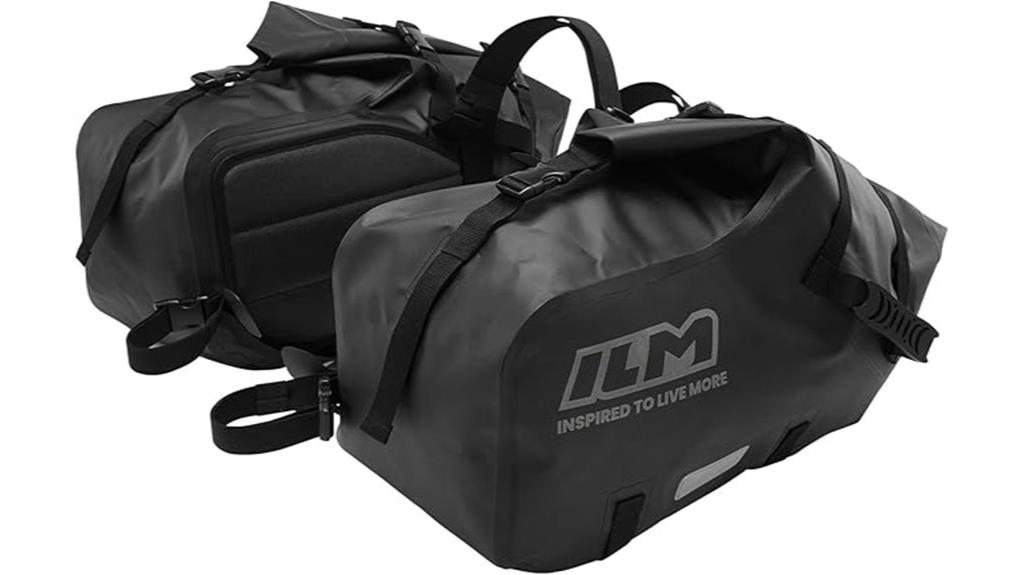 waterproof motorcycle saddle bags