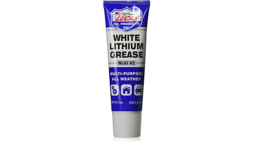 white lithium grease tube