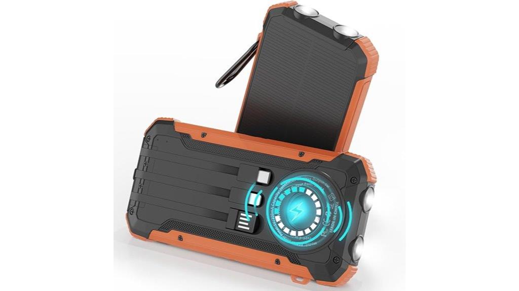wireless charging dual flashlights