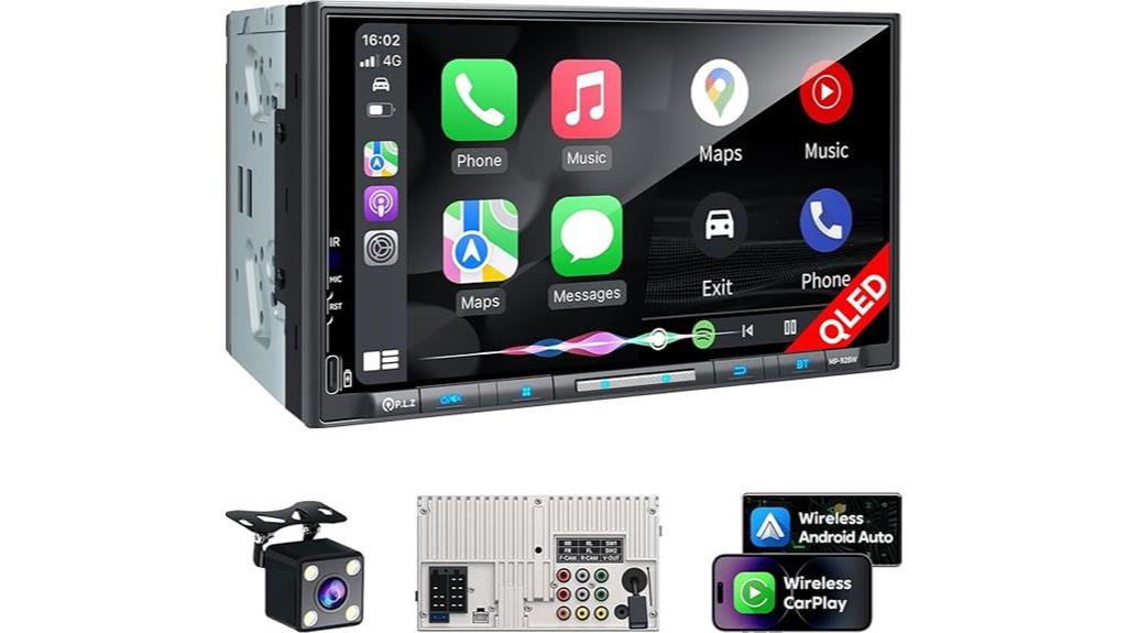 wireless double din stereo