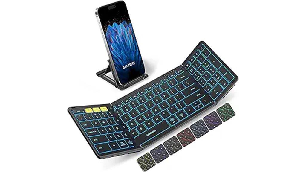 wireless foldable keyboard