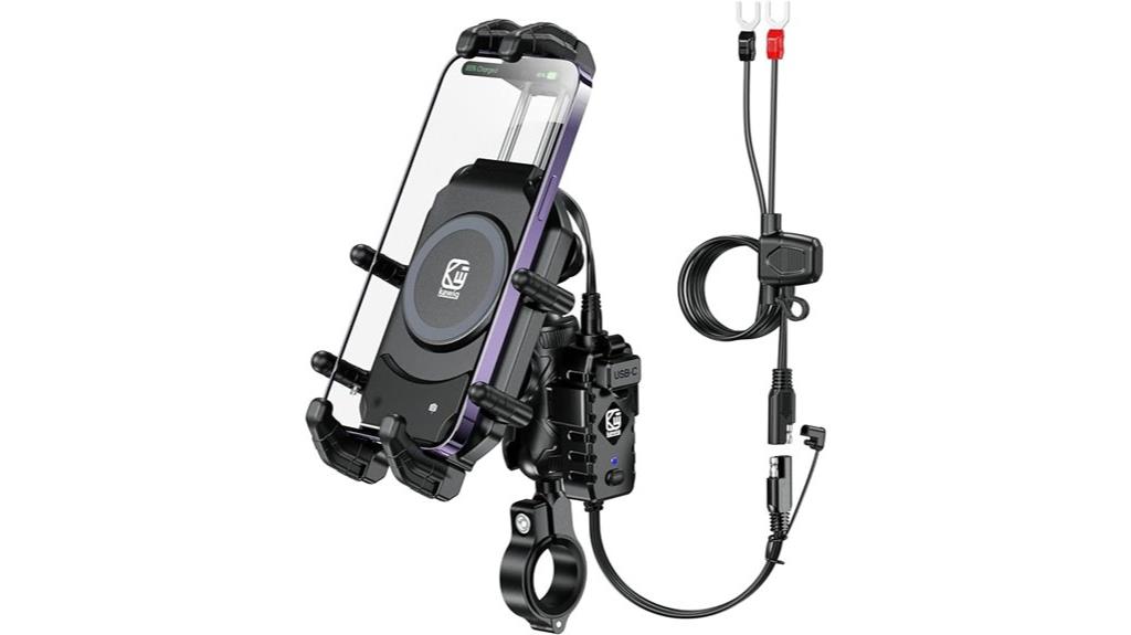 wireless motorcycle phone charger