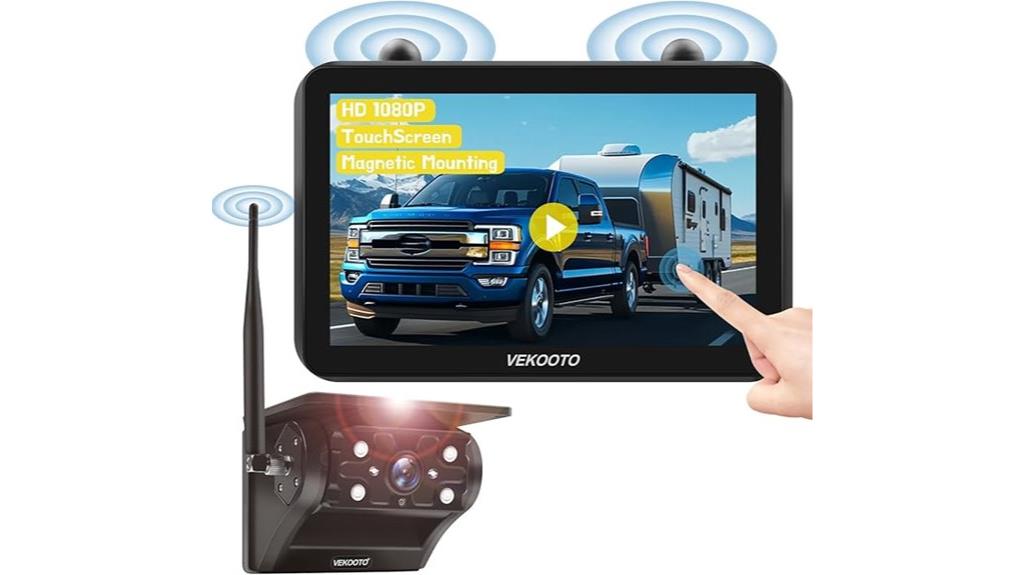 wireless solar backup camera