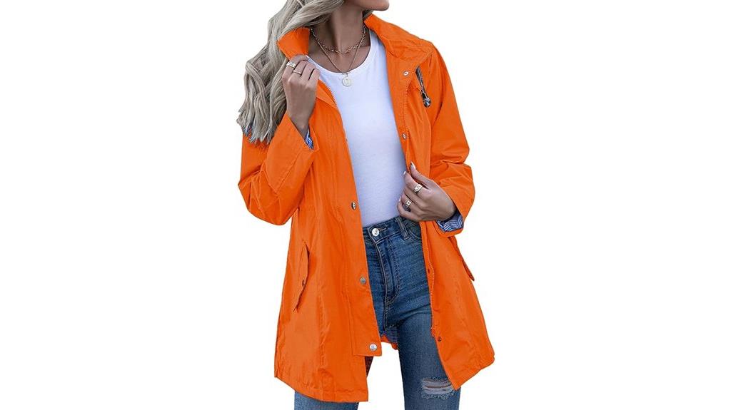 women s hooded waterproof jacket