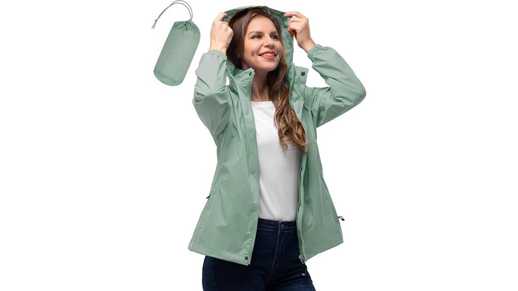 women s lightweight waterproof raincoat