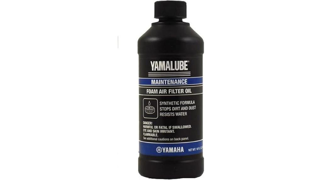 yamaha foam air filter oil