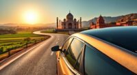 india s triangle car tour