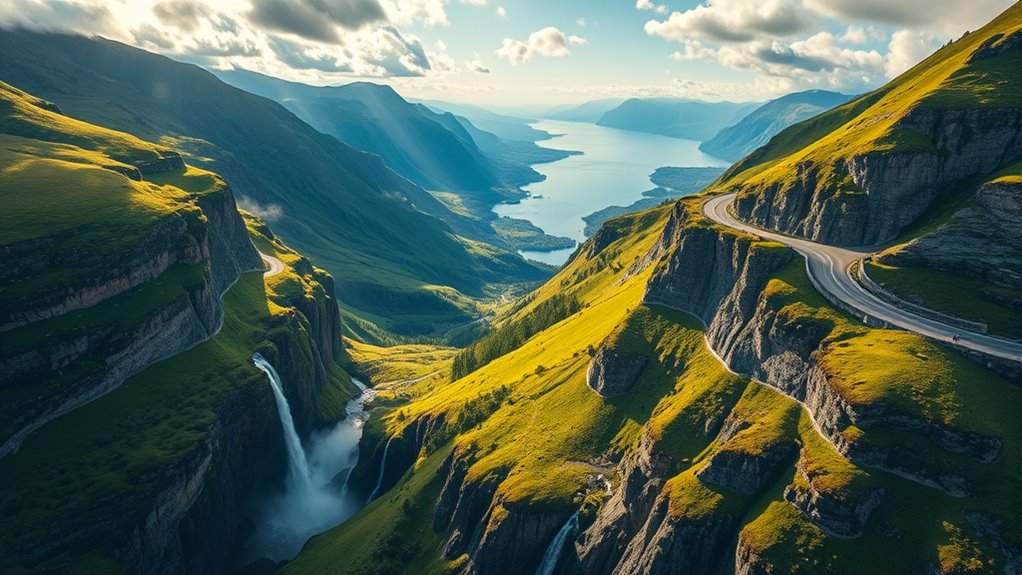 norwegian mountain scenic drive