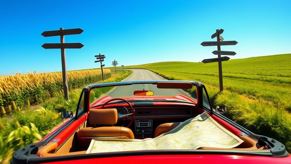 nostalgic vintage road trip