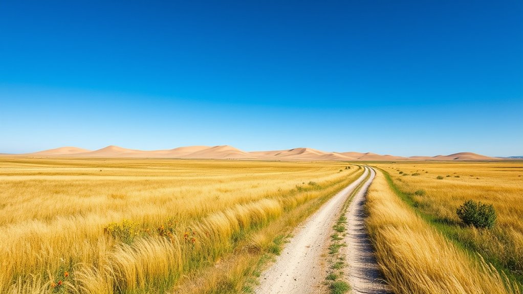 prairie landscapes with wildlife