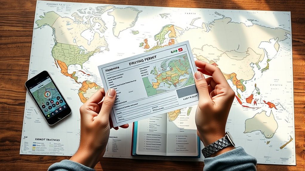 prepare for international driving