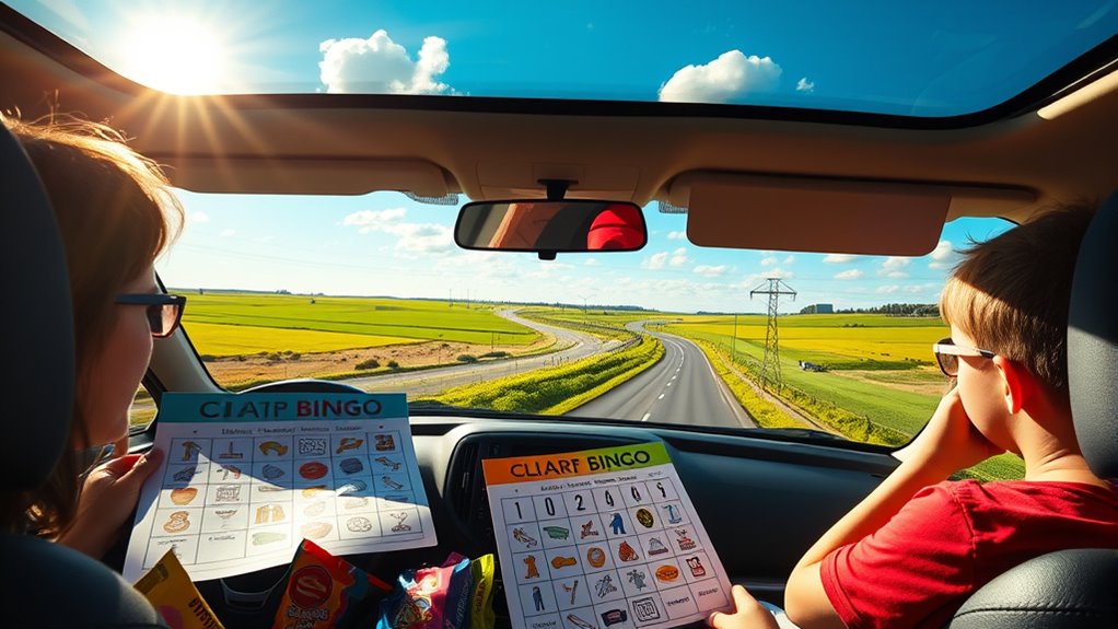 road trip family bingo