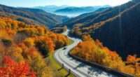 scenic appalachian mountain drive
