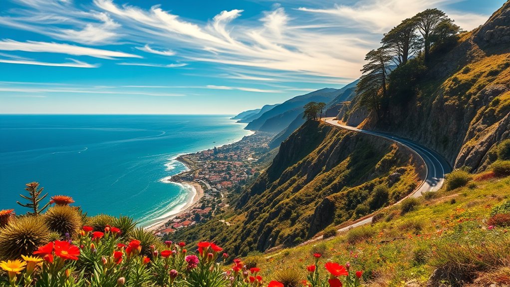 scenic coastal wildlife landmarks