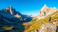 scenic dolomites mountain adventure