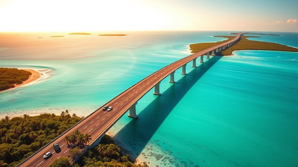 scenic marine and horizon views