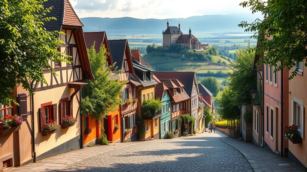 scenic medieval castle vistas
