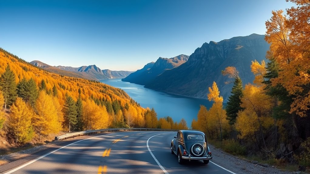 scenic waterfalls and landmarks