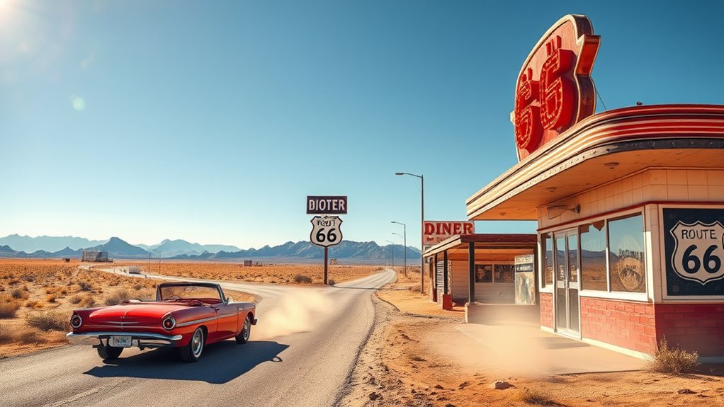 vintage diners and roadside attractions