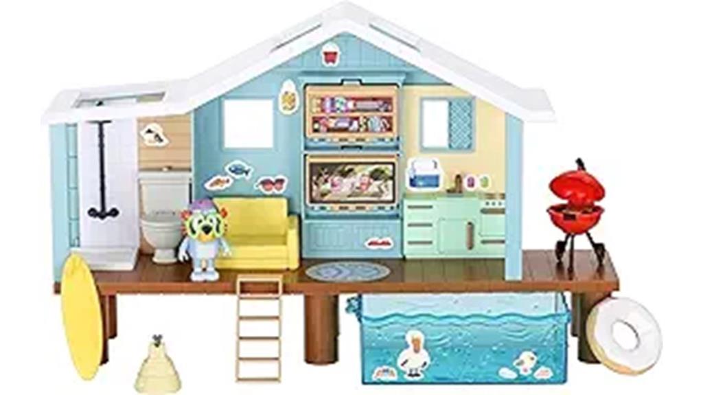 bluey themed beach playset