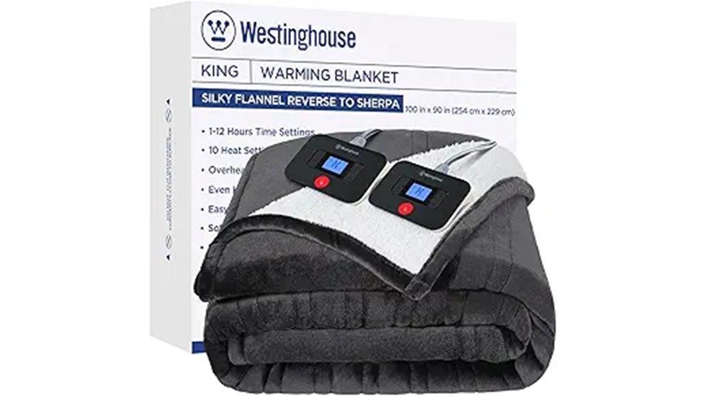electric blanket with ten levels