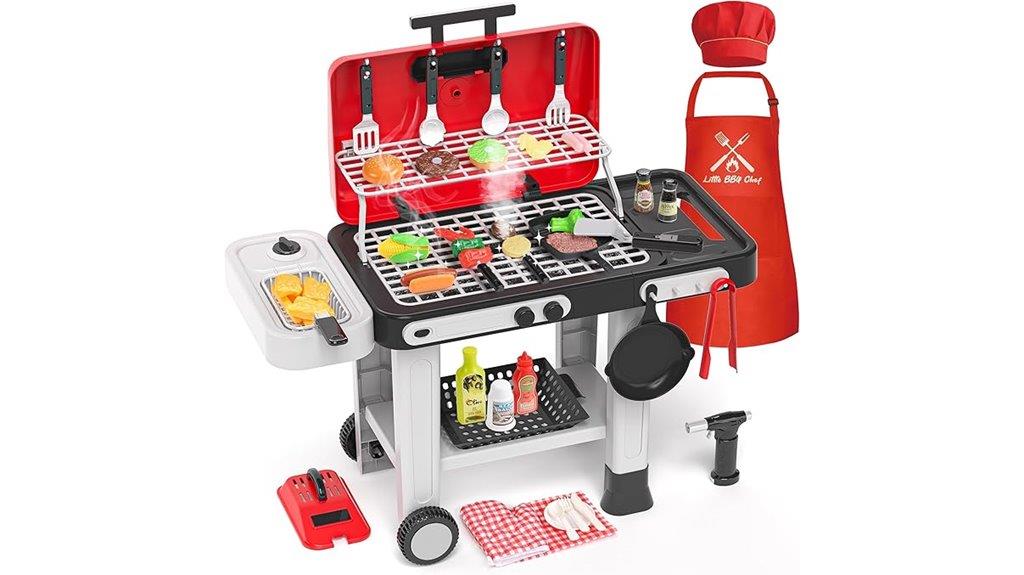 interactive kitchen playset features