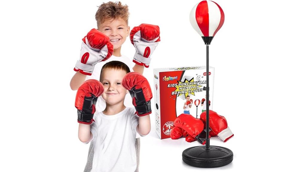 kids punching bag set