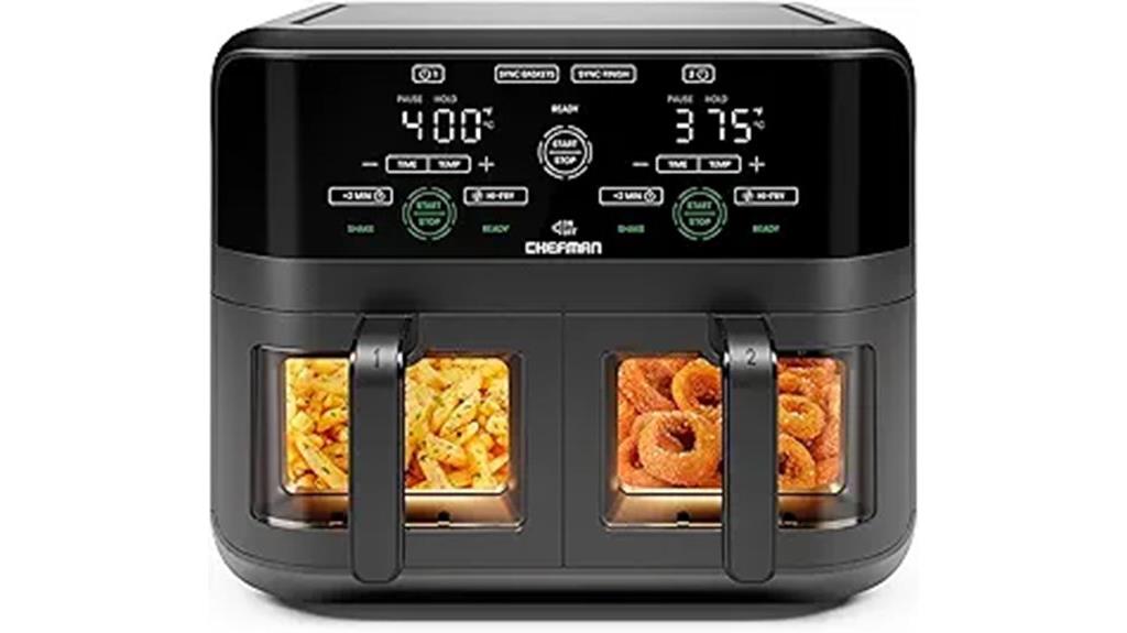 six quart dual basket oven