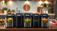 top kitchen compost bins
